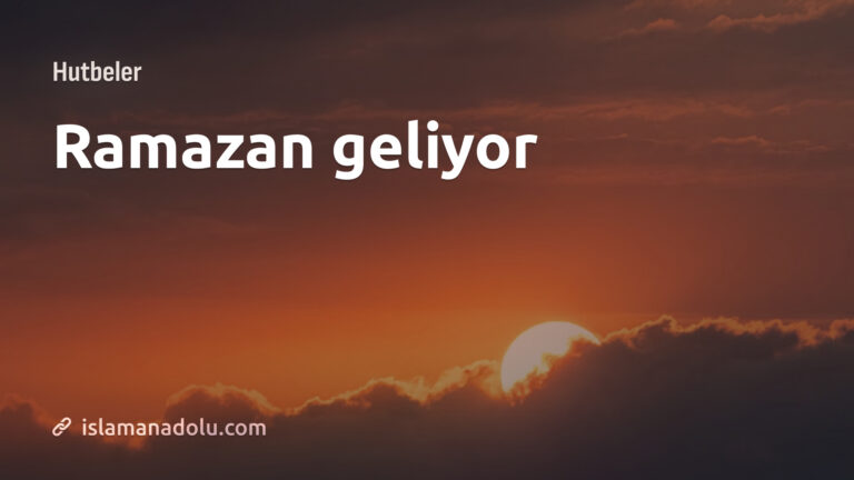 RAMAZAN GELİYOR