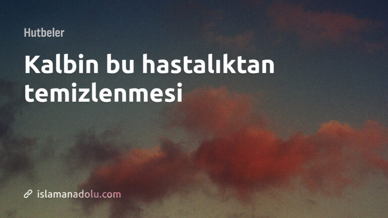 KALBİN BU HASTALIKTAN TEMİZLENMESİ
