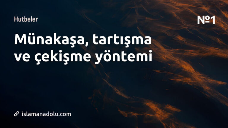 MÜNAKAŞA, TARTIŞMA VE ÇEKİŞME YÖNTEMİ 1 parça